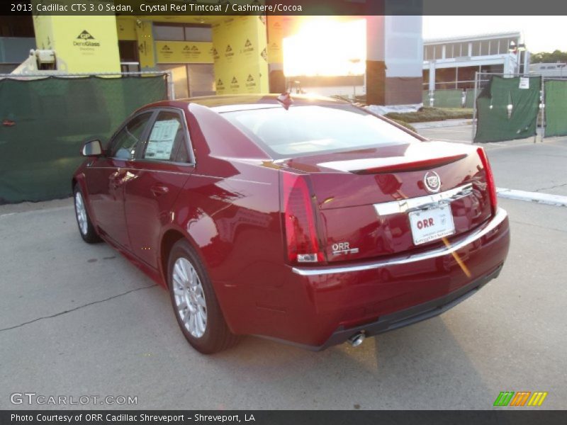 Crystal Red Tintcoat / Cashmere/Cocoa 2013 Cadillac CTS 3.0 Sedan