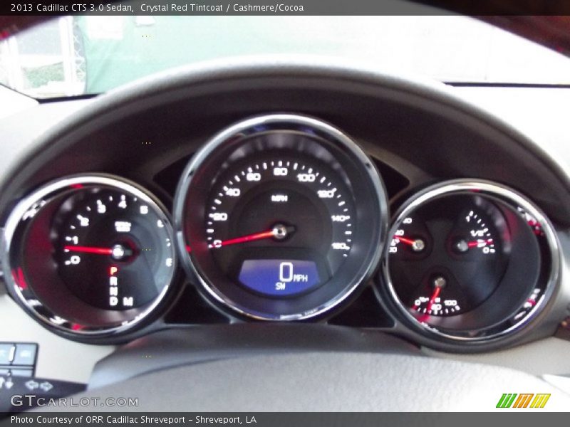 Crystal Red Tintcoat / Cashmere/Cocoa 2013 Cadillac CTS 3.0 Sedan