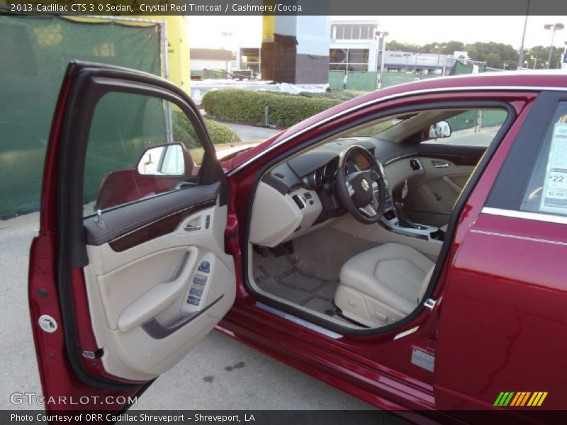 Crystal Red Tintcoat / Cashmere/Cocoa 2013 Cadillac CTS 3.0 Sedan