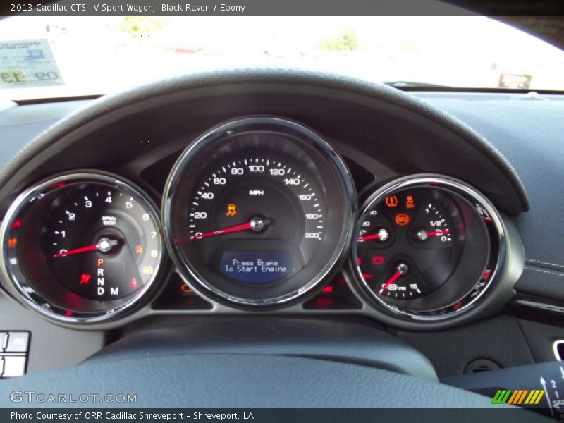  2013 CTS -V Sport Wagon -V Sport Wagon Gauges