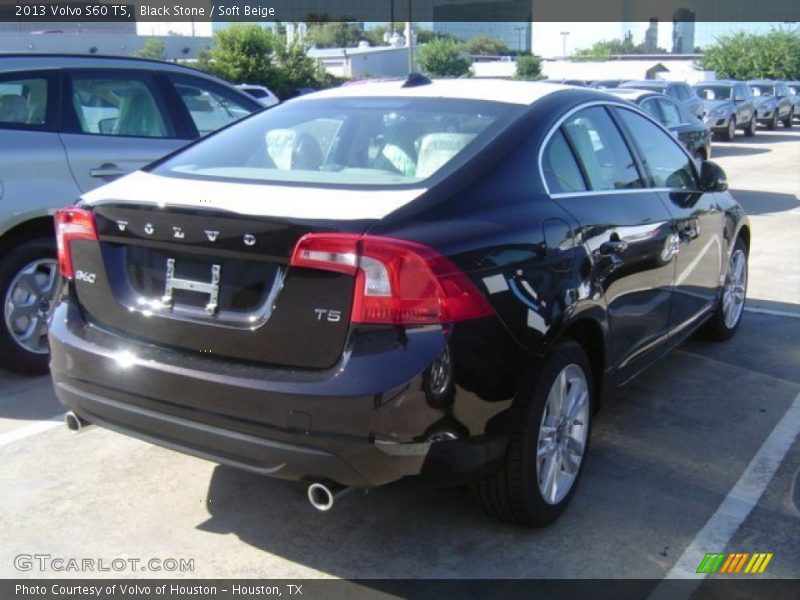 Black Stone / Soft Beige 2013 Volvo S60 T5