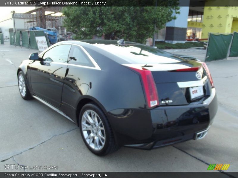 Black Diamond Tricoat / Ebony 2013 Cadillac CTS Coupe