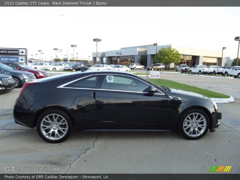 Black Diamond Tricoat / Ebony 2013 Cadillac CTS Coupe