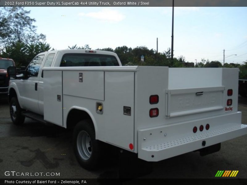 Oxford White / Steel 2012 Ford F350 Super Duty XL SuperCab 4x4 Utility Truck