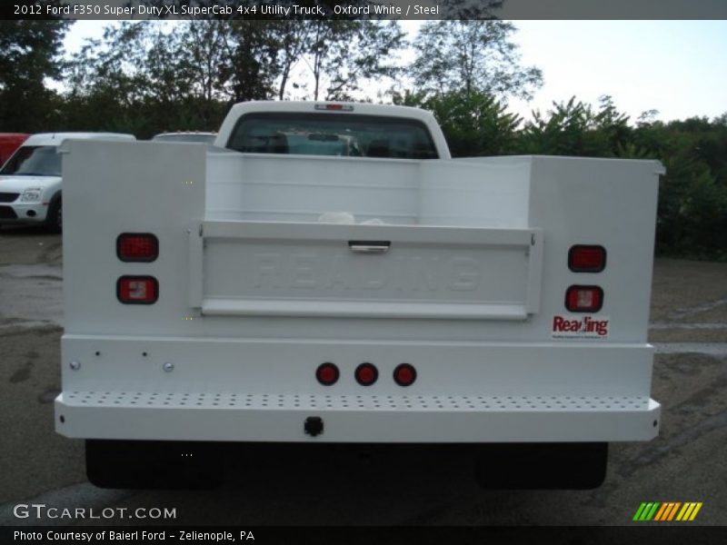 Oxford White / Steel 2012 Ford F350 Super Duty XL SuperCab 4x4 Utility Truck