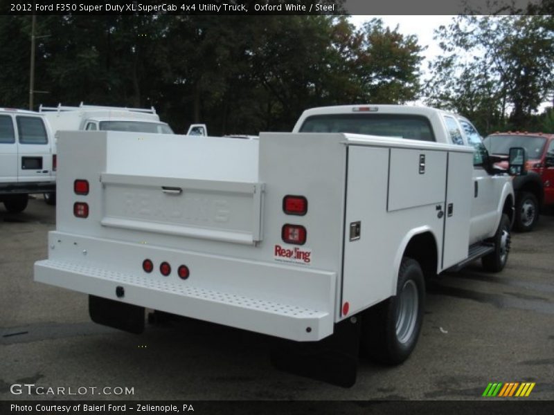Oxford White / Steel 2012 Ford F350 Super Duty XL SuperCab 4x4 Utility Truck