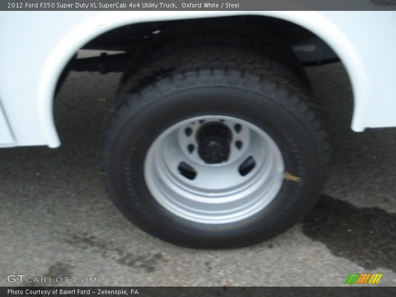 Oxford White / Steel 2012 Ford F350 Super Duty XL SuperCab 4x4 Utility Truck