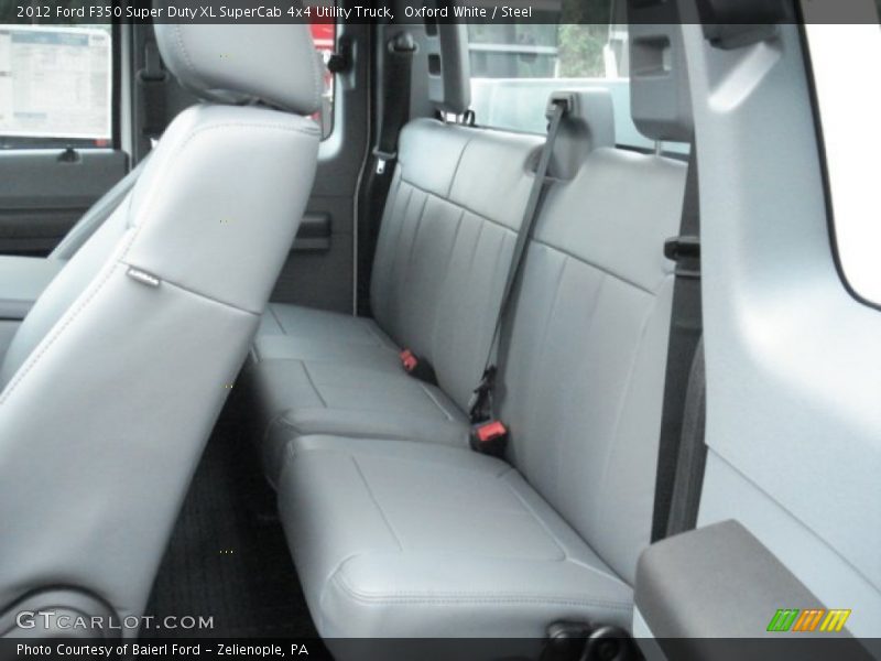 Oxford White / Steel 2012 Ford F350 Super Duty XL SuperCab 4x4 Utility Truck
