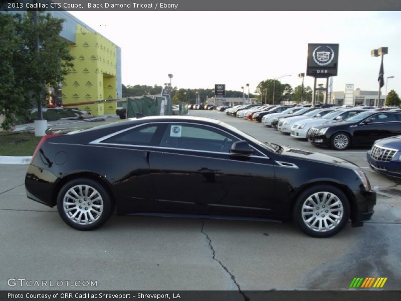 Black Diamond Tricoat / Ebony 2013 Cadillac CTS Coupe