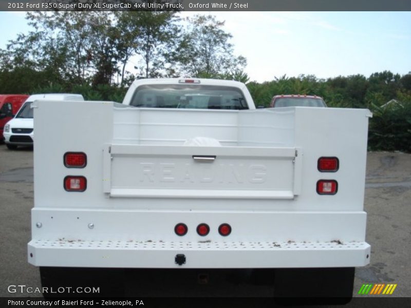 Oxford White / Steel 2012 Ford F350 Super Duty XL SuperCab 4x4 Utility Truck