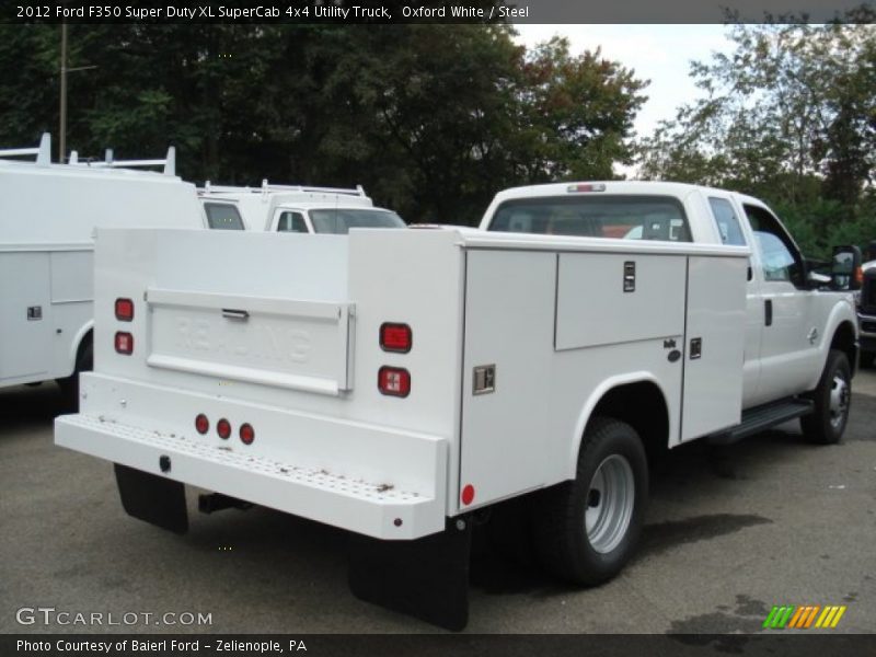 Oxford White / Steel 2012 Ford F350 Super Duty XL SuperCab 4x4 Utility Truck