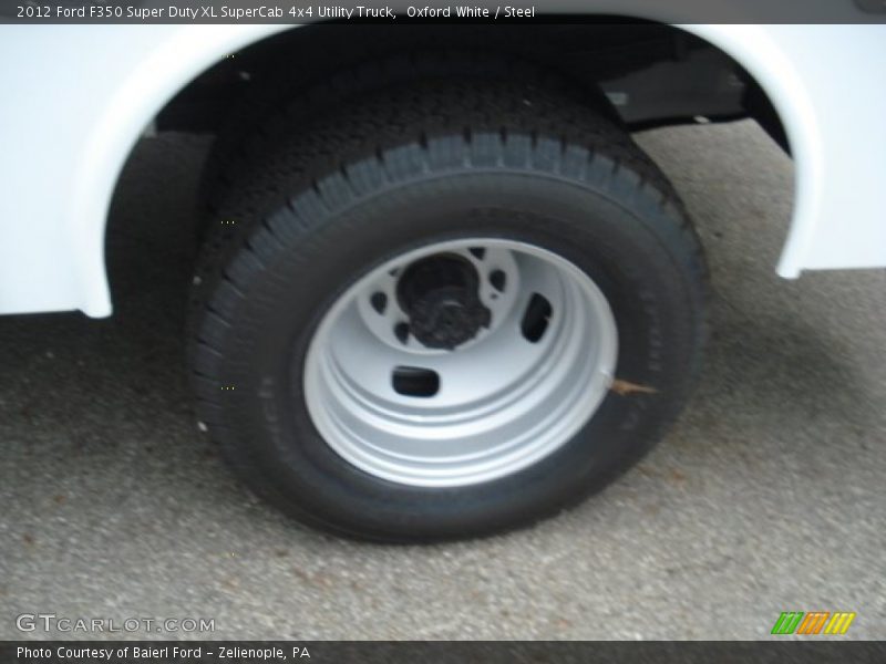 Oxford White / Steel 2012 Ford F350 Super Duty XL SuperCab 4x4 Utility Truck