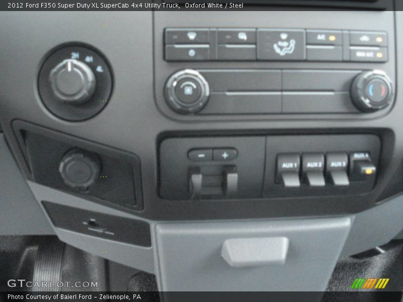 Oxford White / Steel 2012 Ford F350 Super Duty XL SuperCab 4x4 Utility Truck
