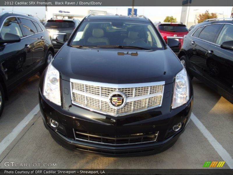 Black Raven / Ebony/Ebony 2012 Cadillac SRX Premium