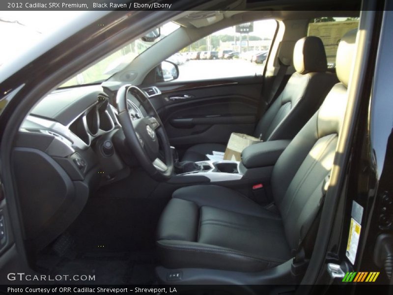 Black Raven / Ebony/Ebony 2012 Cadillac SRX Premium