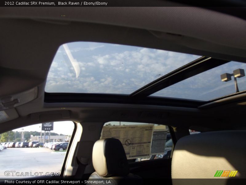 Black Raven / Ebony/Ebony 2012 Cadillac SRX Premium