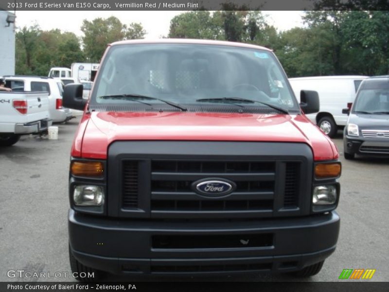 Vermillion Red / Medium Flint 2013 Ford E Series Van E150 Cargo