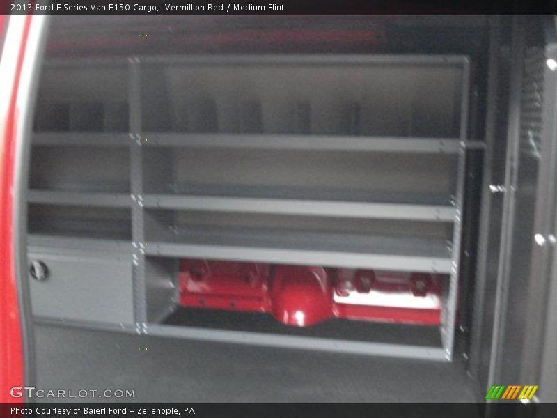 Vermillion Red / Medium Flint 2013 Ford E Series Van E150 Cargo