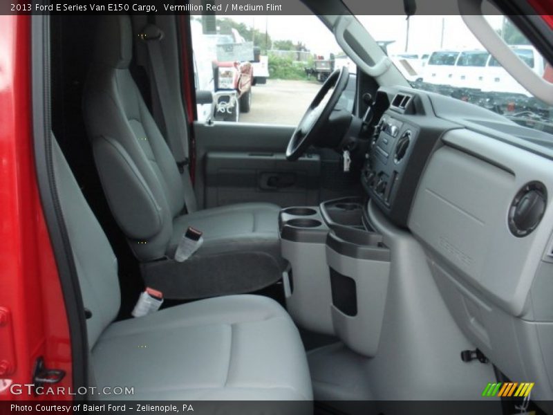 Vermillion Red / Medium Flint 2013 Ford E Series Van E150 Cargo