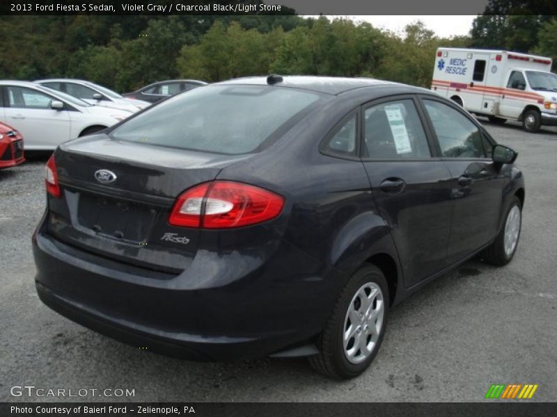  2013 Fiesta S Sedan Violet Gray