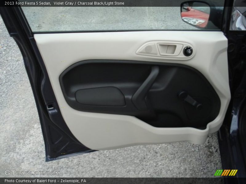Door Panel of 2013 Fiesta S Sedan