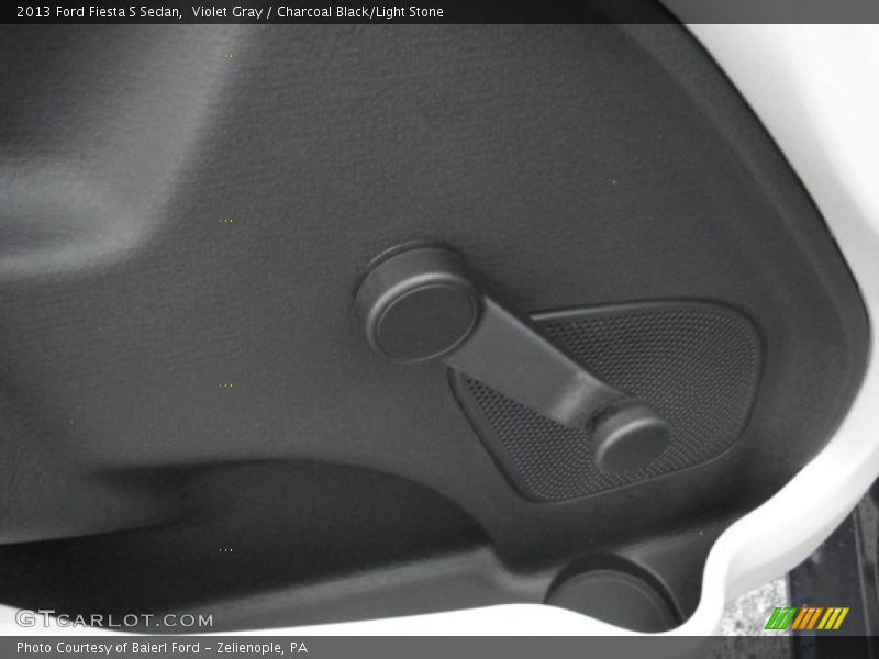 Violet Gray / Charcoal Black/Light Stone 2013 Ford Fiesta S Sedan