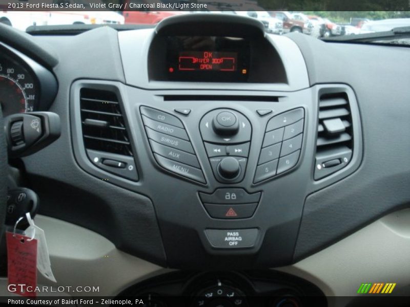Controls of 2013 Fiesta S Sedan