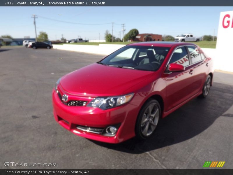 Barcelona Red Metallic / Black/Ash 2012 Toyota Camry SE