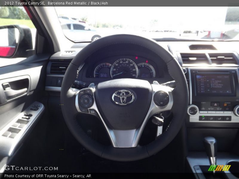 Barcelona Red Metallic / Black/Ash 2012 Toyota Camry SE