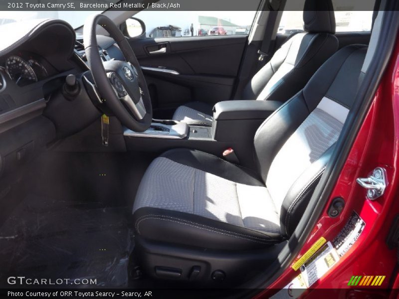 Barcelona Red Metallic / Black/Ash 2012 Toyota Camry SE