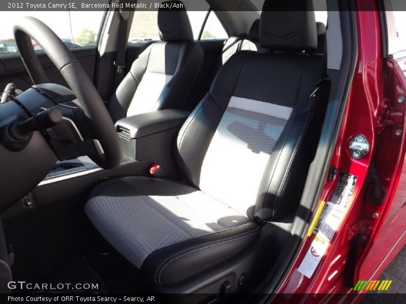 Barcelona Red Metallic / Black/Ash 2012 Toyota Camry SE