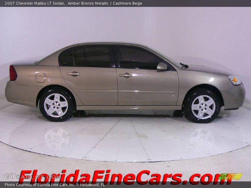 Amber Bronze Metallic / Cashmere Beige 2007 Chevrolet Malibu LT Sedan