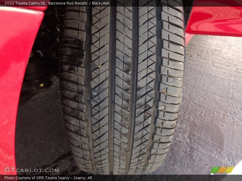 Barcelona Red Metallic / Black/Ash 2012 Toyota Camry SE