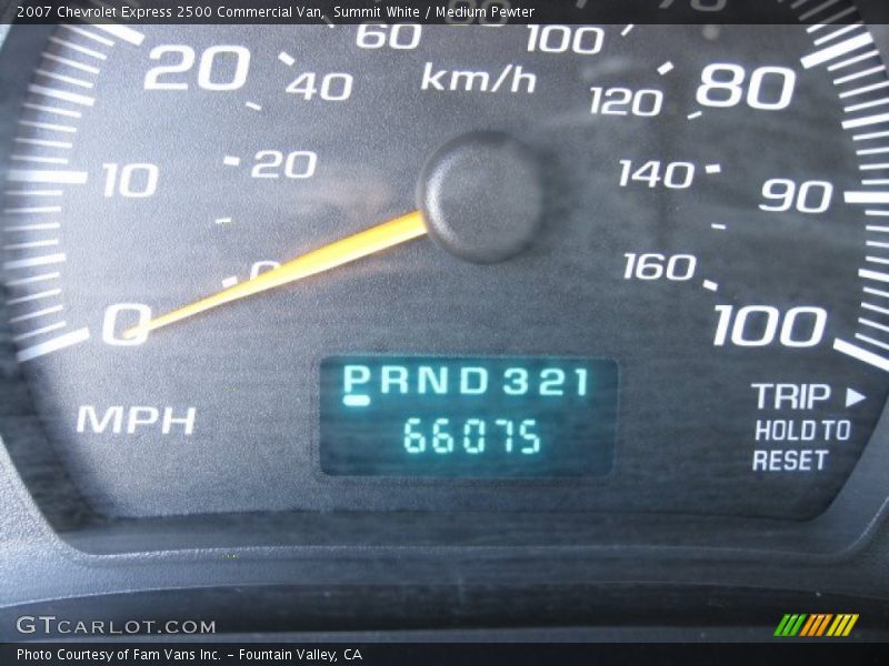 Summit White / Medium Pewter 2007 Chevrolet Express 2500 Commercial Van