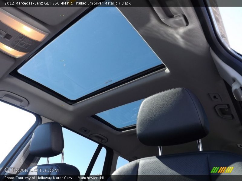 Palladium Silver Metallic / Black 2012 Mercedes-Benz GLK 350 4Matic