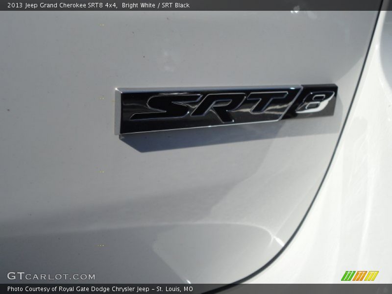 Bright White / SRT Black 2013 Jeep Grand Cherokee SRT8 4x4
