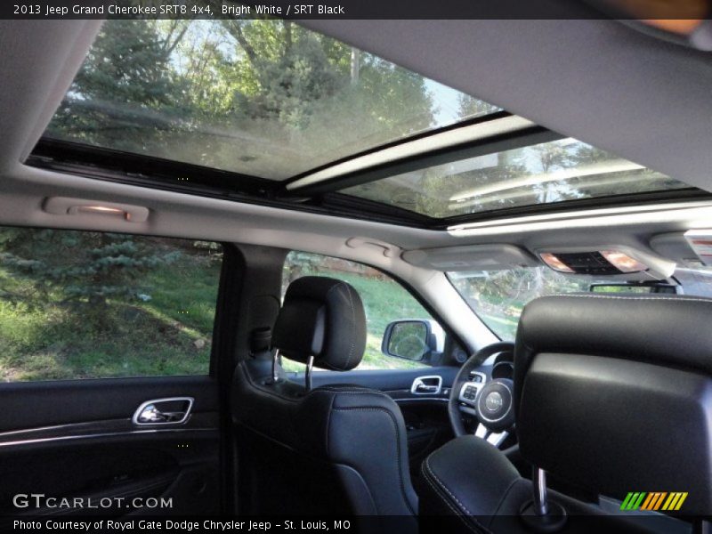 Sunroof of 2013 Grand Cherokee SRT8 4x4