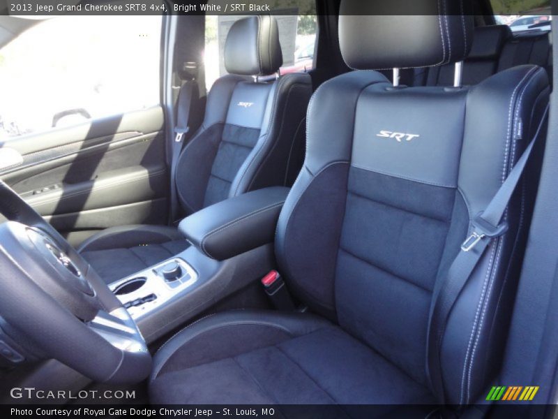 Front Seat of 2013 Grand Cherokee SRT8 4x4