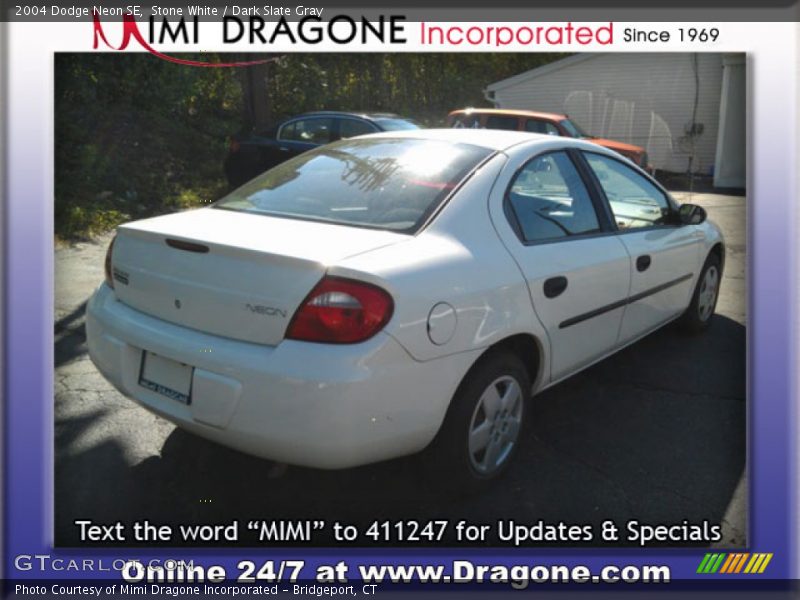 Stone White / Dark Slate Gray 2004 Dodge Neon SE