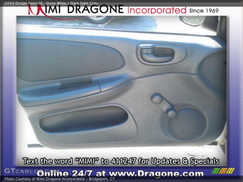 Stone White / Dark Slate Gray 2004 Dodge Neon SE