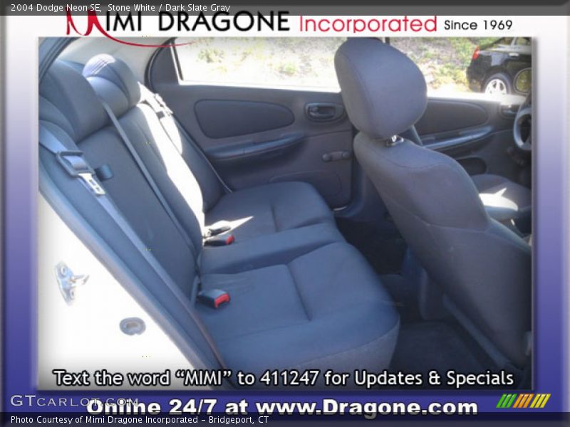 Stone White / Dark Slate Gray 2004 Dodge Neon SE