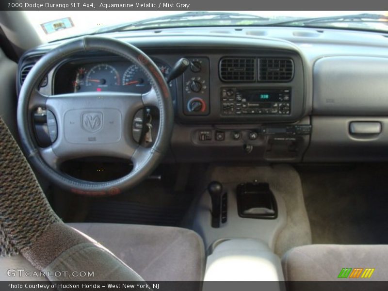 Aquamarine Metallic / Mist Gray 2000 Dodge Durango SLT 4x4