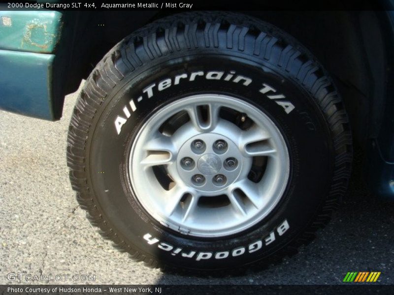 Aquamarine Metallic / Mist Gray 2000 Dodge Durango SLT 4x4