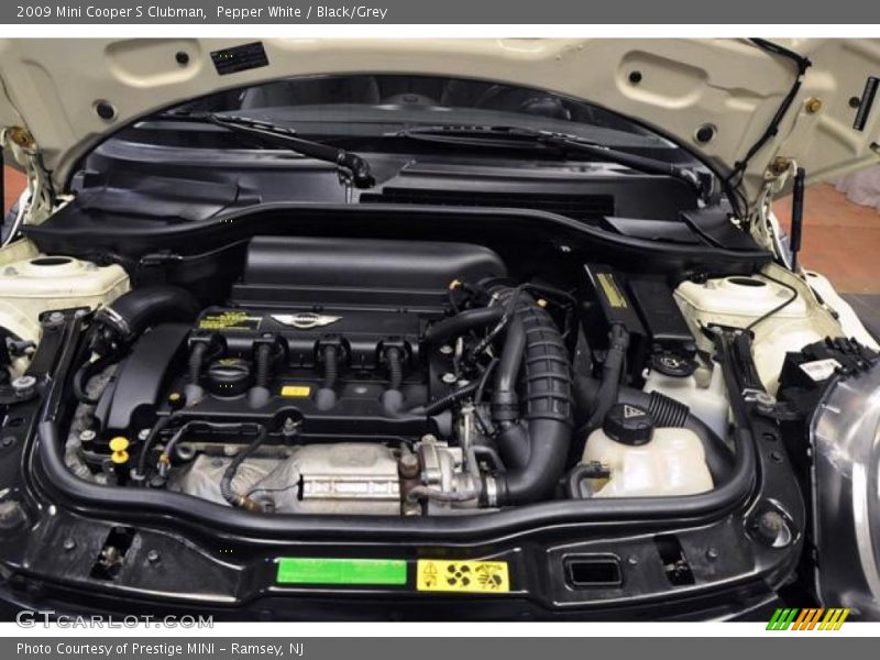 Pepper White / Black/Grey 2009 Mini Cooper S Clubman