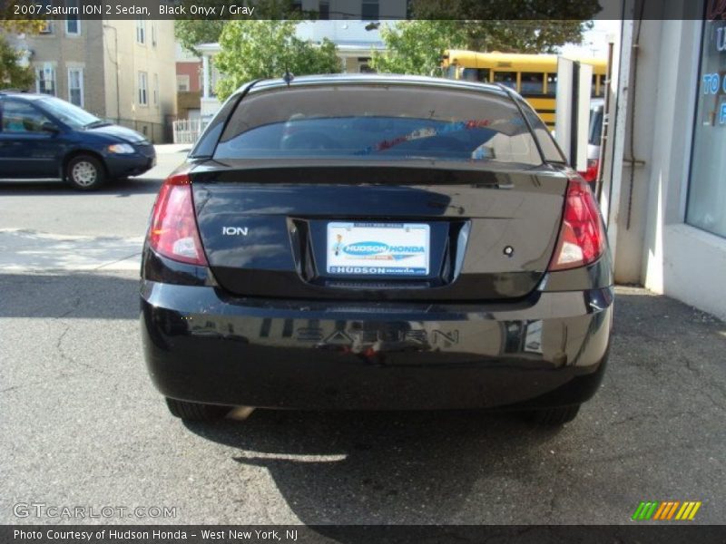 Black Onyx / Gray 2007 Saturn ION 2 Sedan
