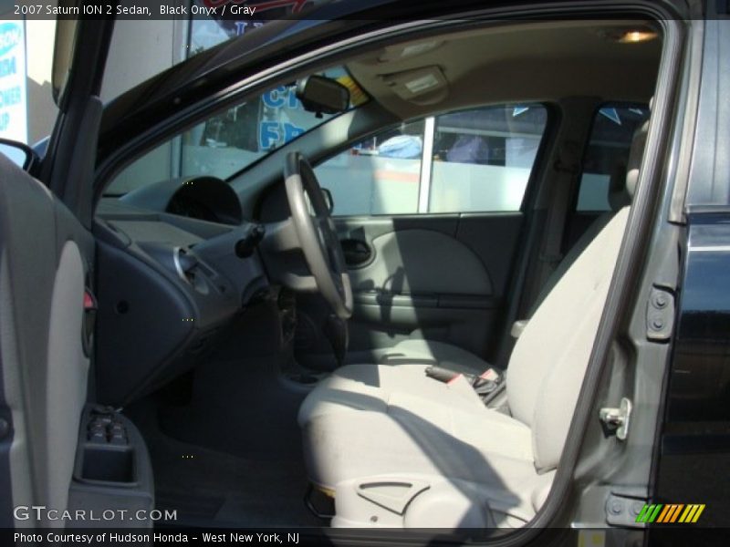 Black Onyx / Gray 2007 Saturn ION 2 Sedan