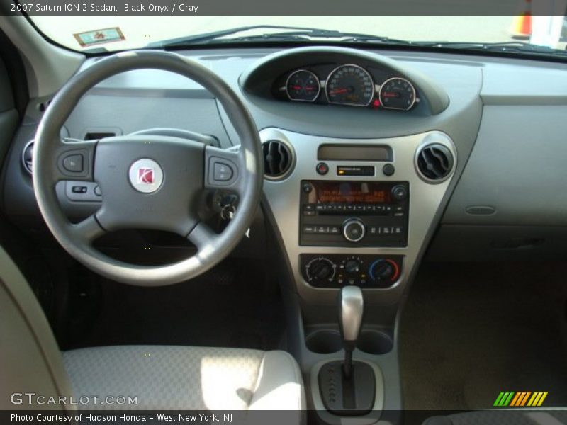 Black Onyx / Gray 2007 Saturn ION 2 Sedan