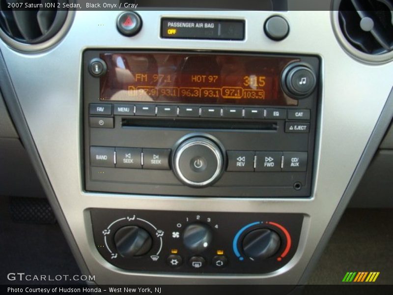 Black Onyx / Gray 2007 Saturn ION 2 Sedan
