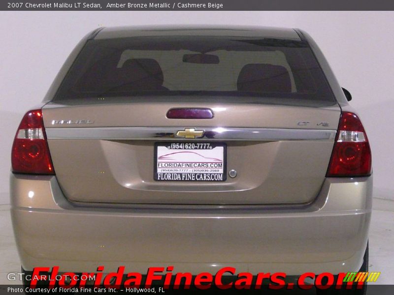 Amber Bronze Metallic / Cashmere Beige 2007 Chevrolet Malibu LT Sedan
