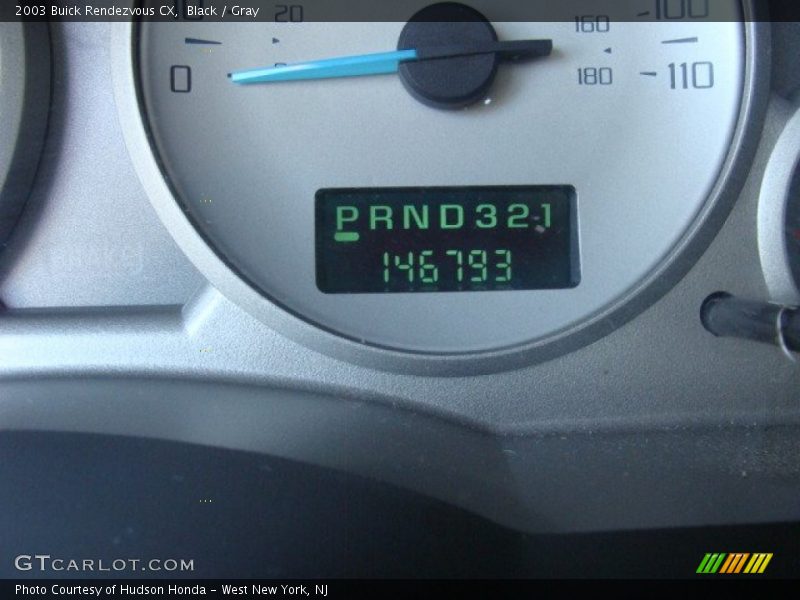 Black / Gray 2003 Buick Rendezvous CX
